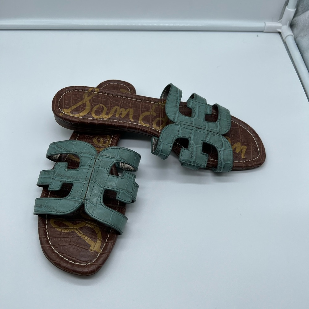 Sam Edelman Bay Turquiose Slide Sandals Women’s 8.5
